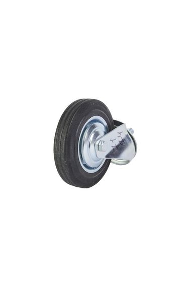 Колесо поворотное SCt 63 160 мм резина с болтом (F)